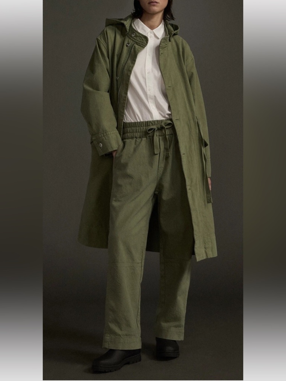 Everlane The Canvas Organic Cotton Pull-On Pants